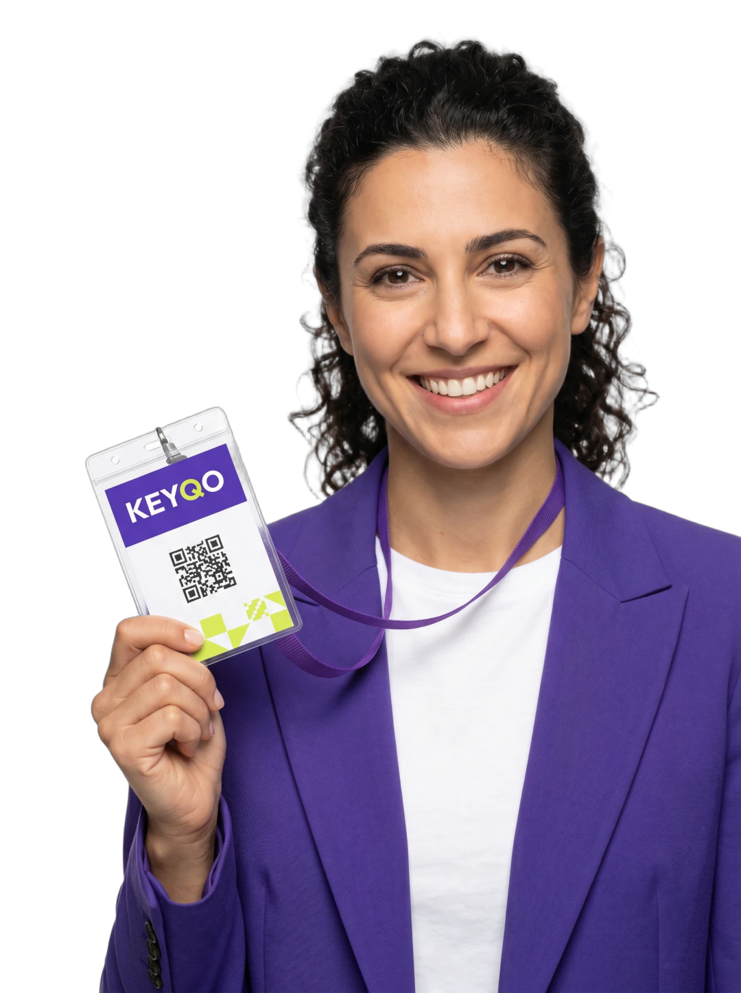 Badge VIP Keyqo pour événement professionnel
